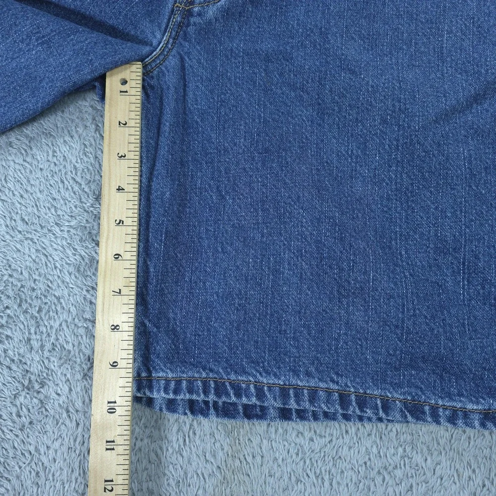 Levi's 550 Denim Shorts Mens 36 Blue Relaxed Fit Medium Wash